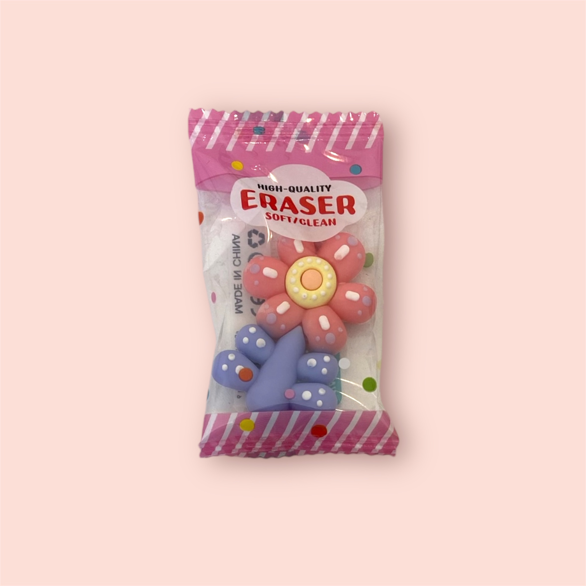 Pink Flower Eraser