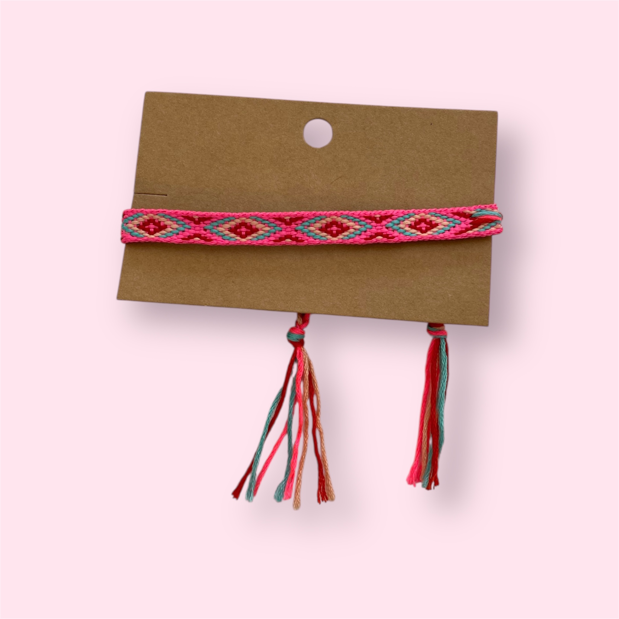 Fuchsia Knitted Bracelet