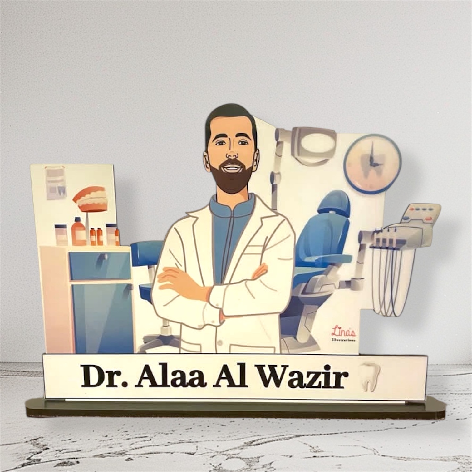 Dentist Personalized 2D Stand