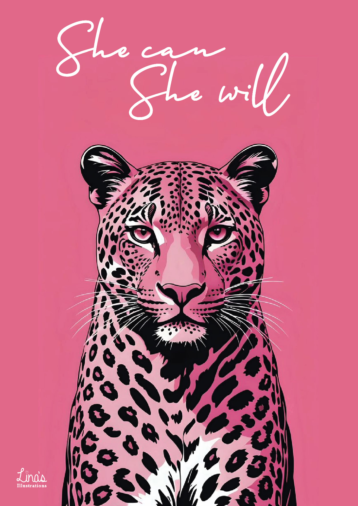 "She Can... She Will" Digital Illustration