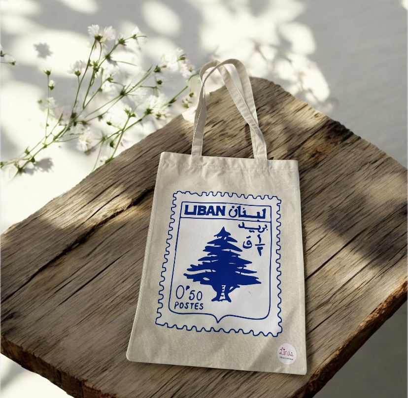 Lebanese Stamp Tote