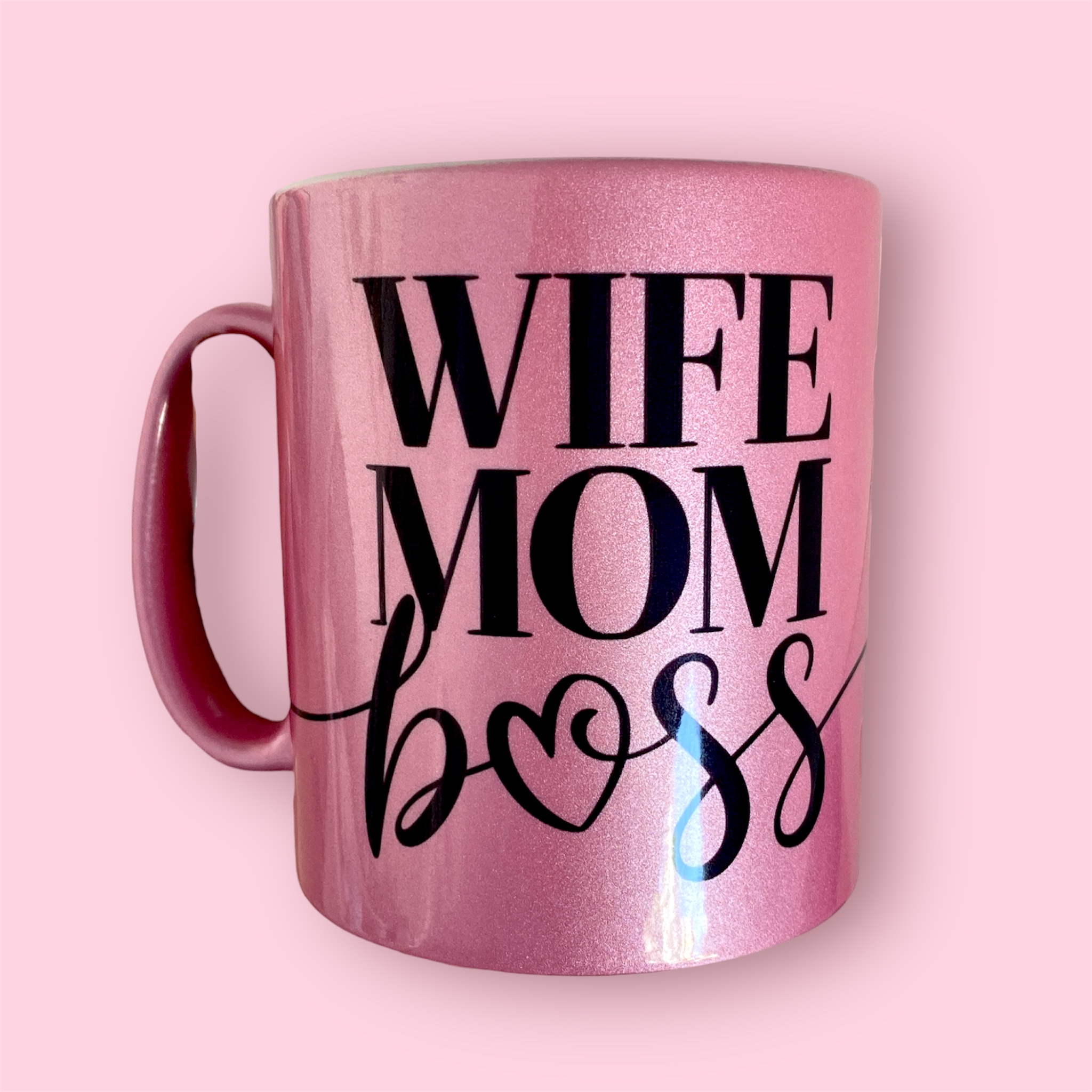 "Wife, Mom, Boss" Mug