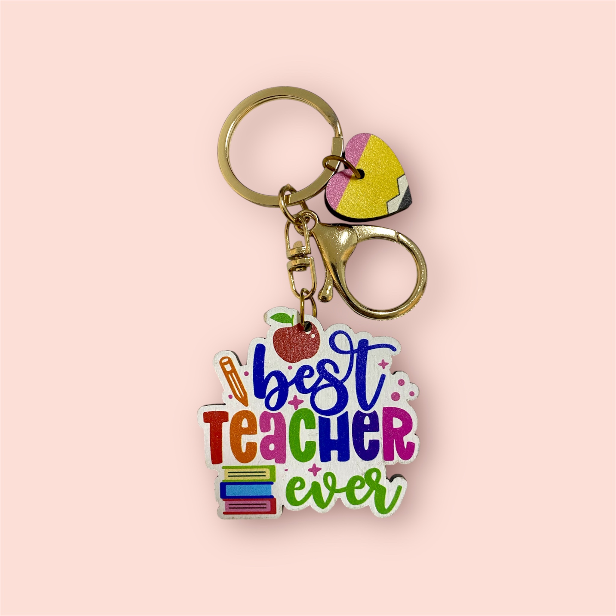 "Best Teacher" Keychain