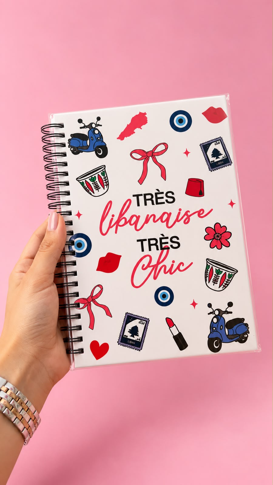 "Tres Libanaise, Tres Chic" notebook