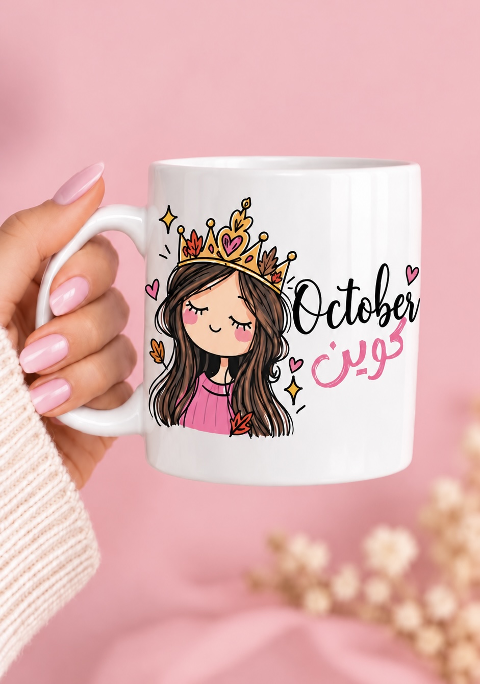 “Queen of October” Mug