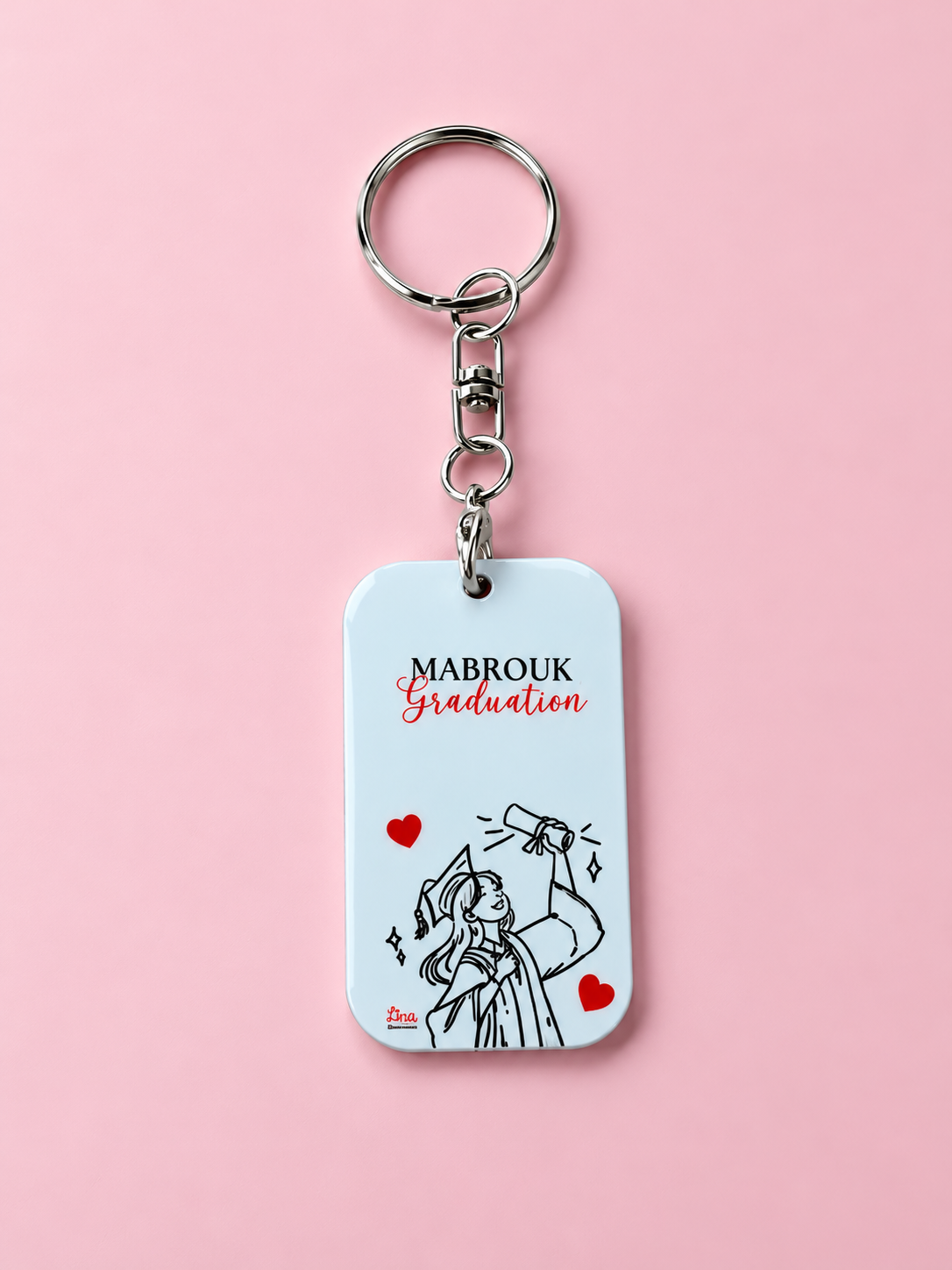 “Mabrouk el Graduation” keychain