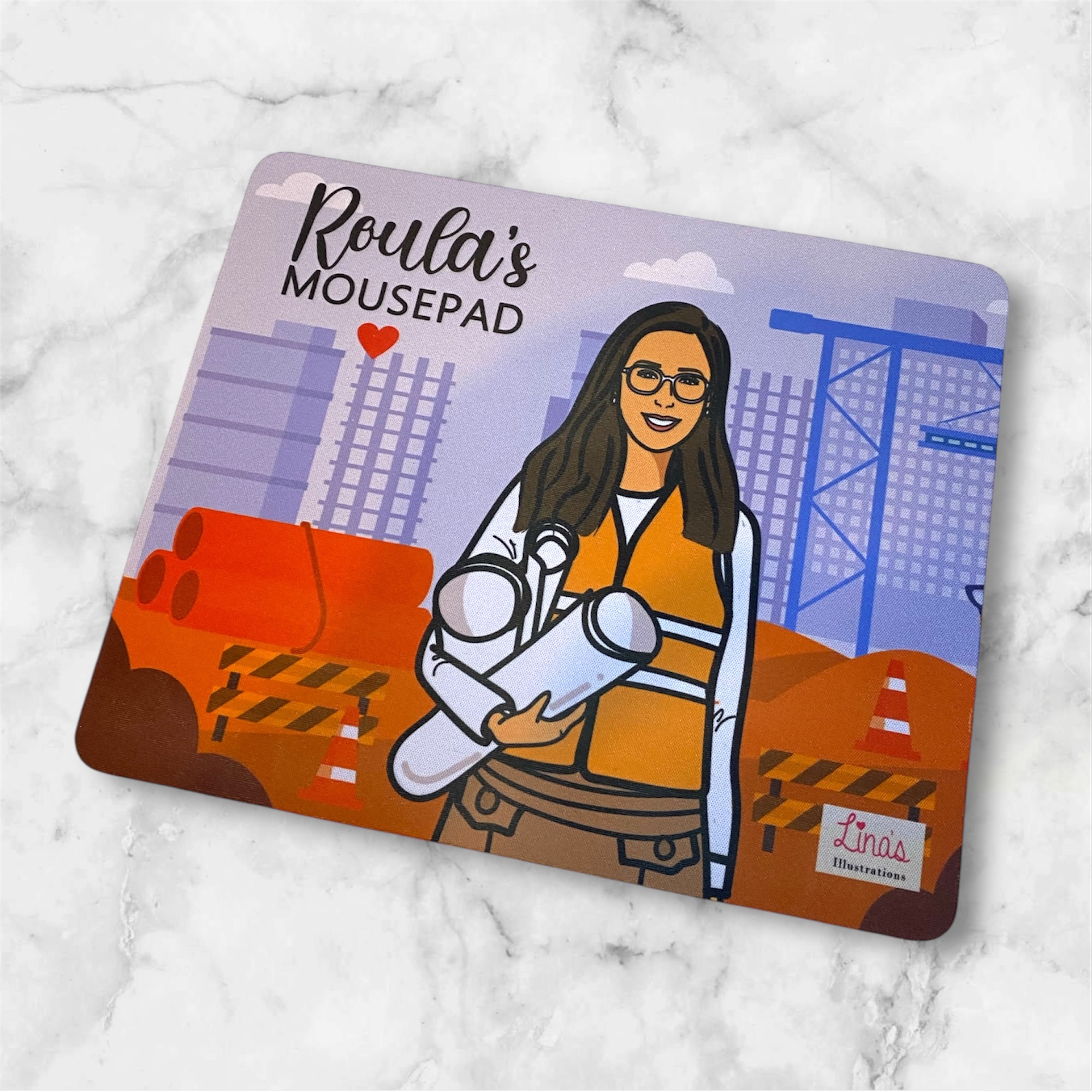 "Engineer" Personalized Mouse pad