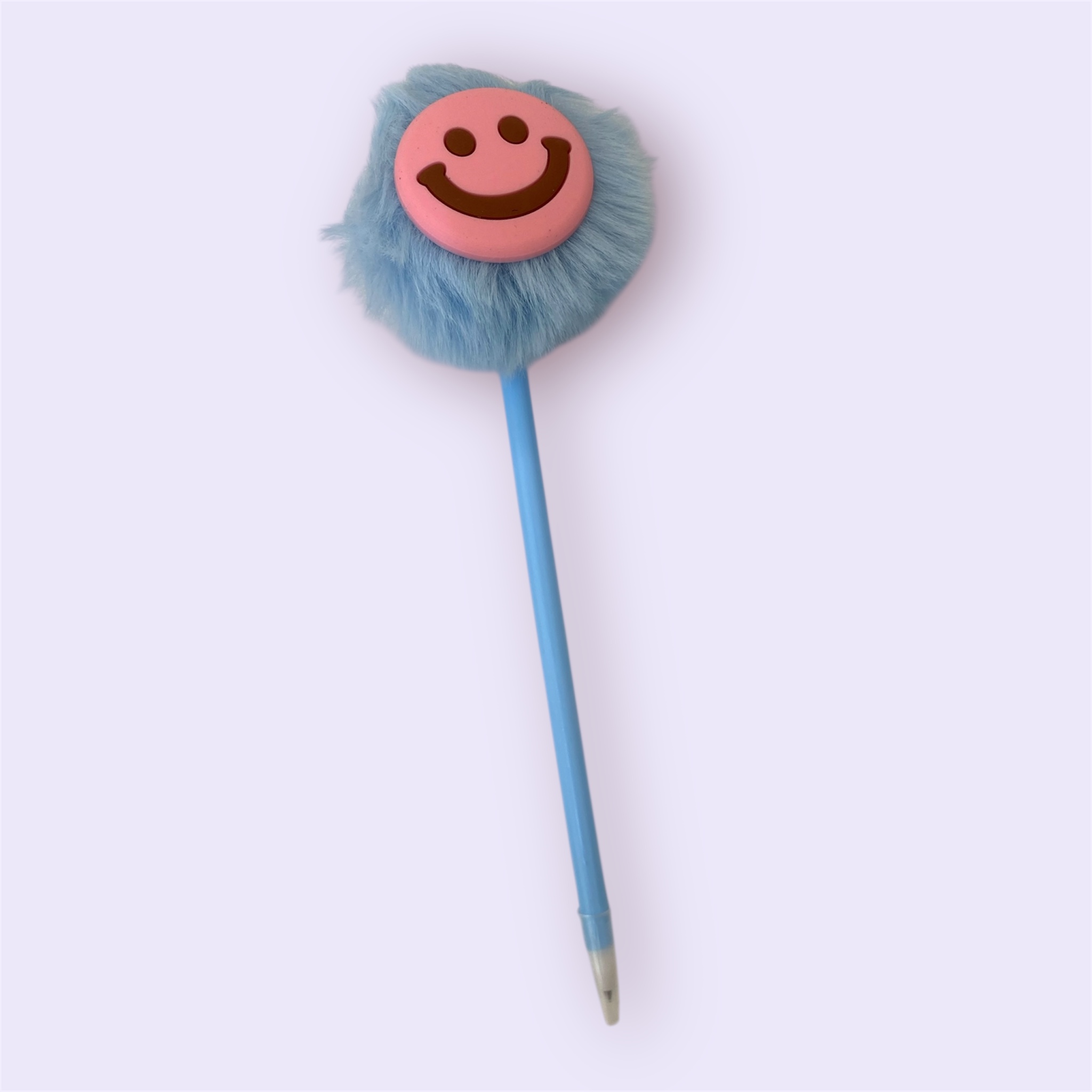 Smiley Face Blue Pen